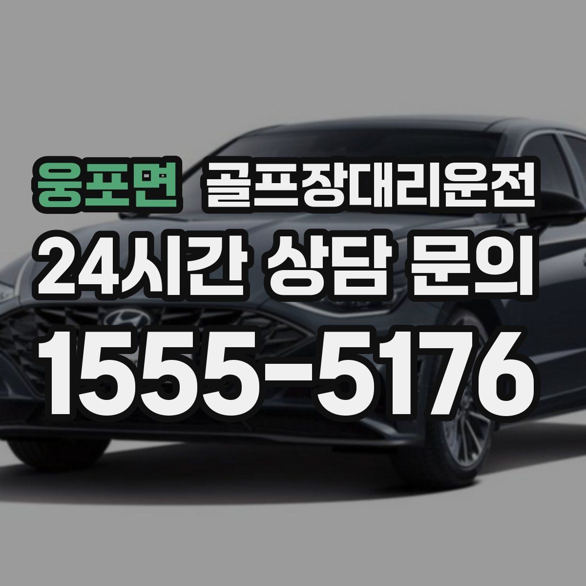 웅포면 골프장대리운전 골프백 다수 적재를 고려한 차량 구성