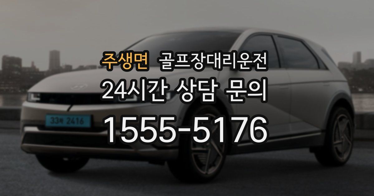 골프장대리운전 서비스