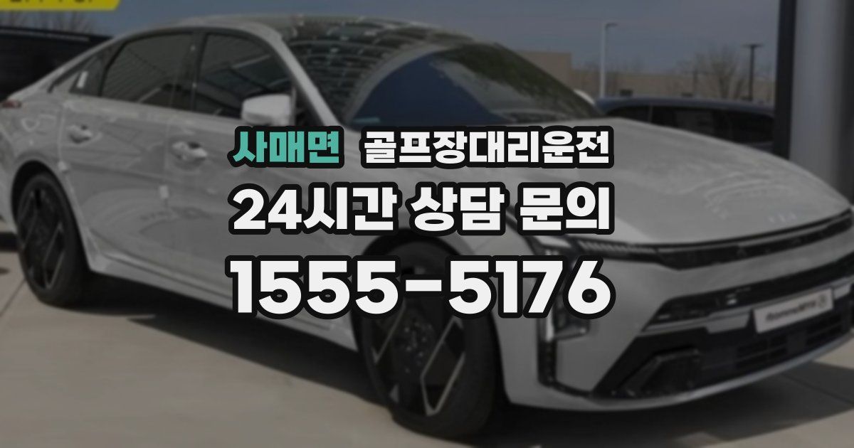 골프장대리운전 서비스