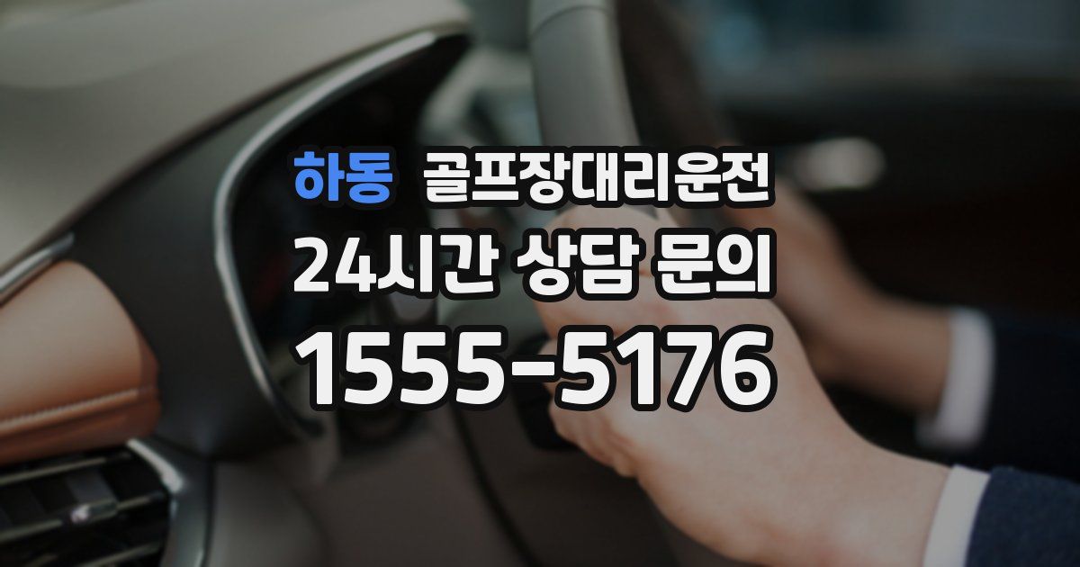 골프장대리운전 서비스