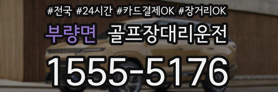 부량면 골프장대리운전