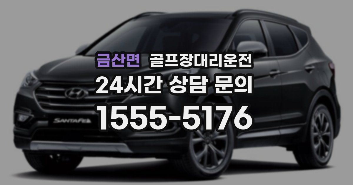 골프장대리운전 서비스