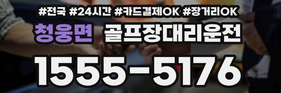 청웅면 골프장대리운전