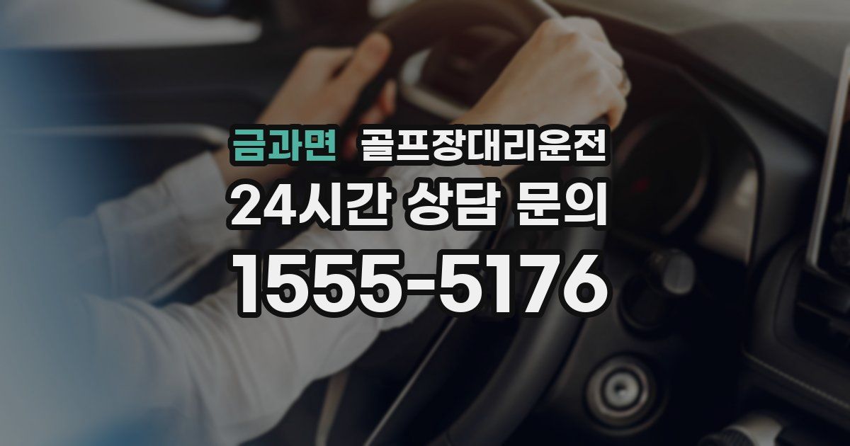 골프장대리운전 서비스