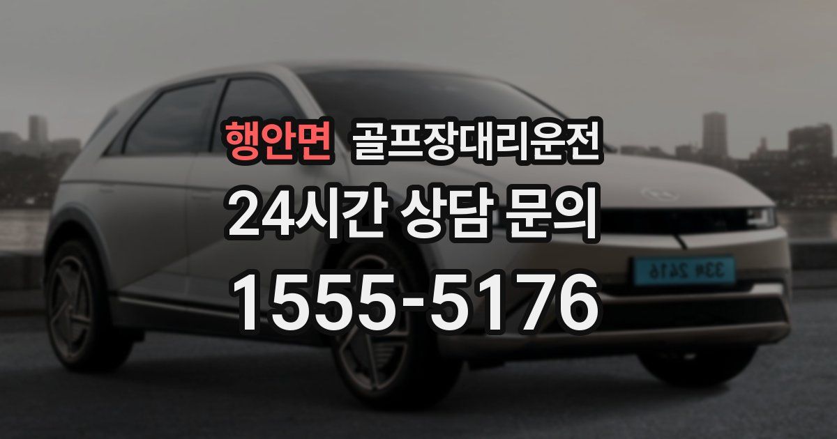 골프장대리운전 서비스