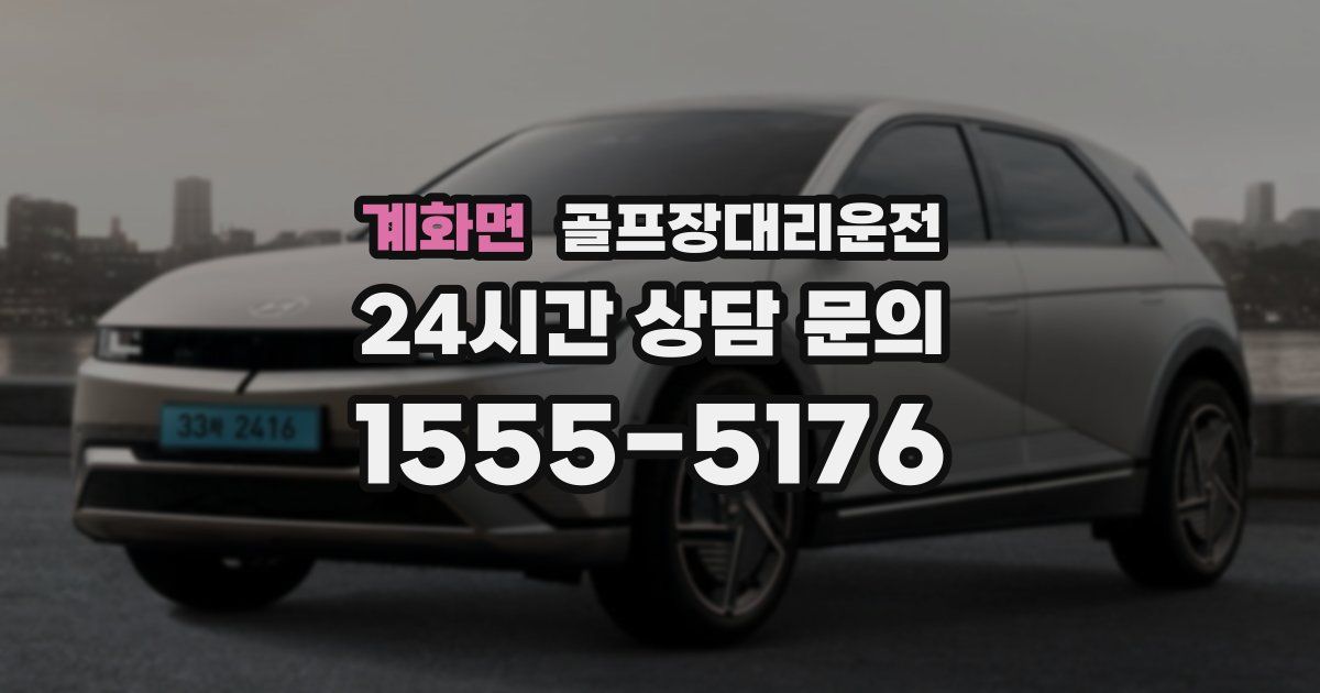 골프장대리운전 서비스