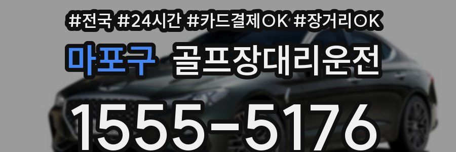마포구 골프장대리운전