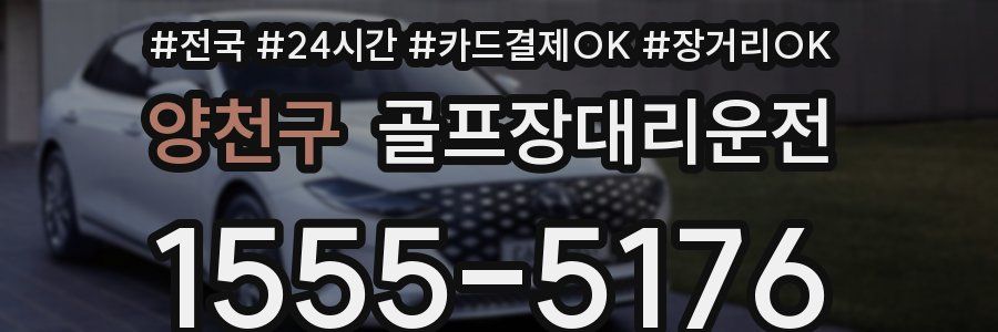 양천구 골프장대리운전