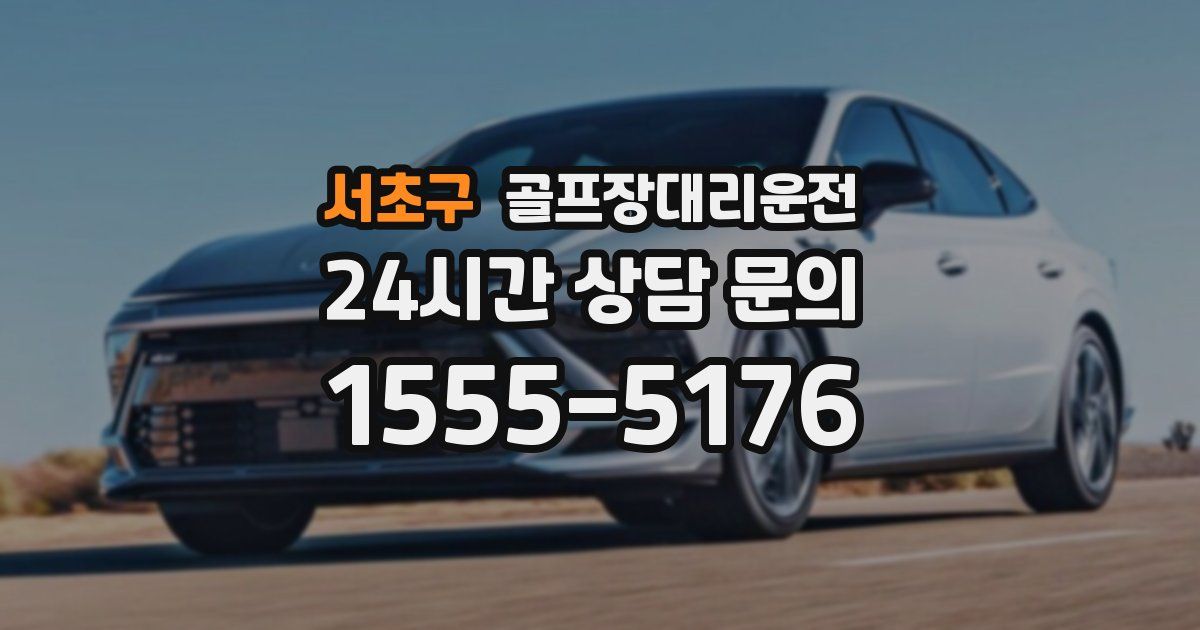 골프장대리운전 서비스