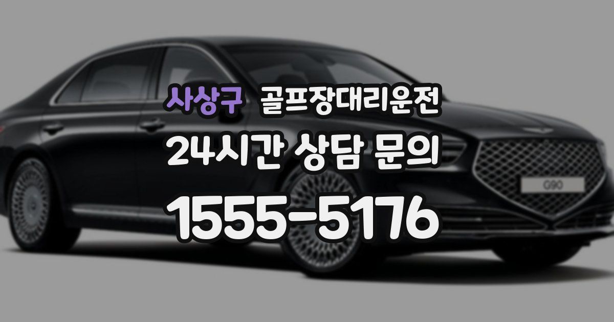 골프장대리운전 서비스
