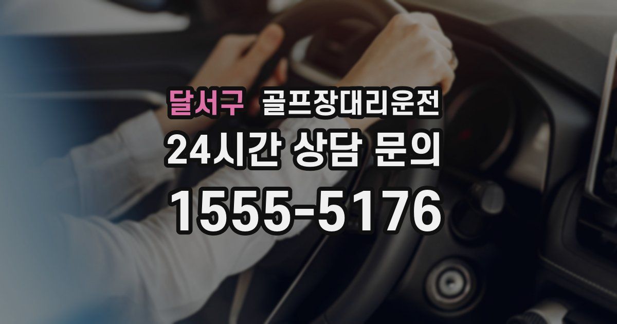 골프장대리운전 서비스