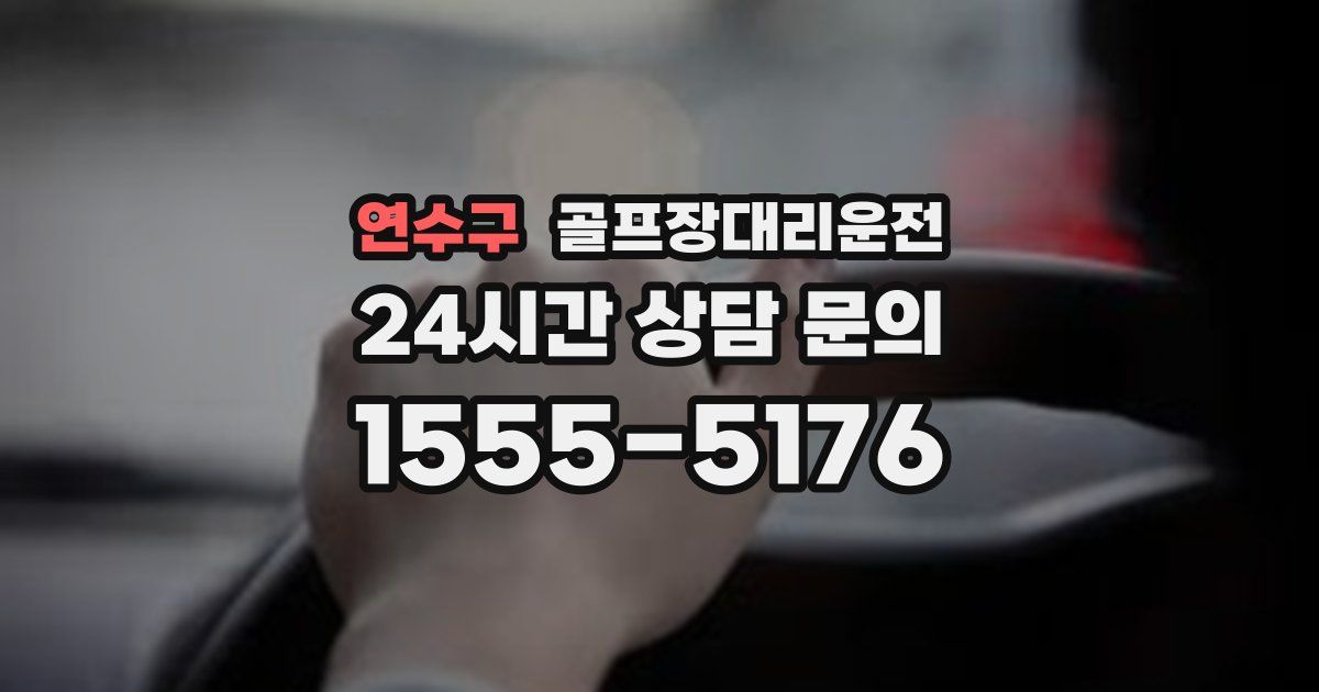 골프장대리운전 서비스