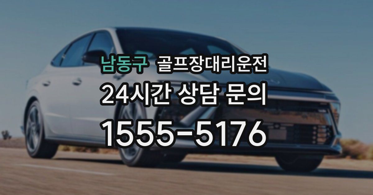 골프장대리운전 서비스