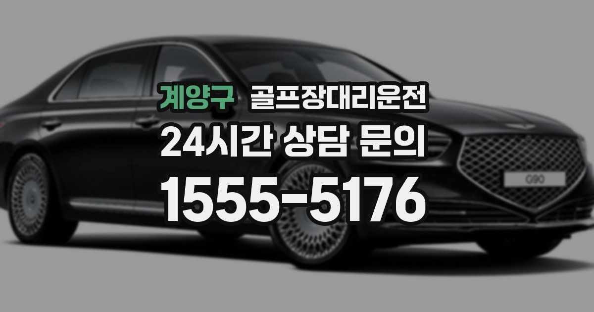 골프장대리운전 서비스