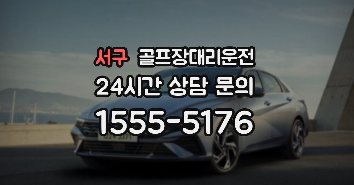 골프장대리운전 서비스