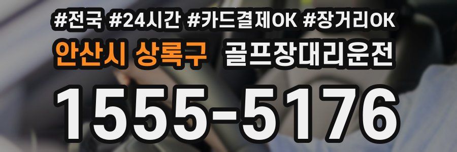 안산시 상록구 골프장대리운전