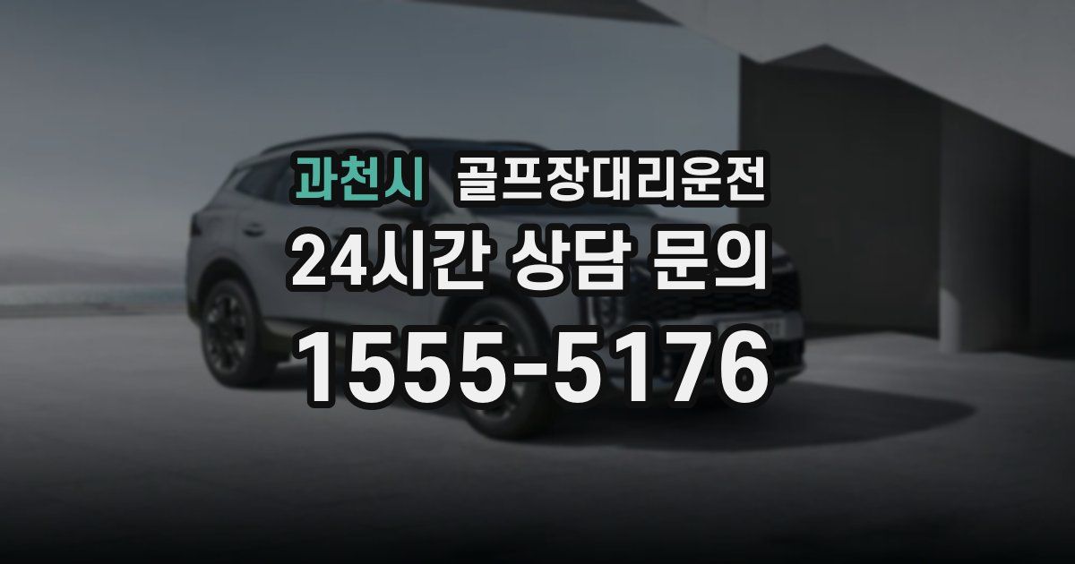 골프장대리운전 서비스