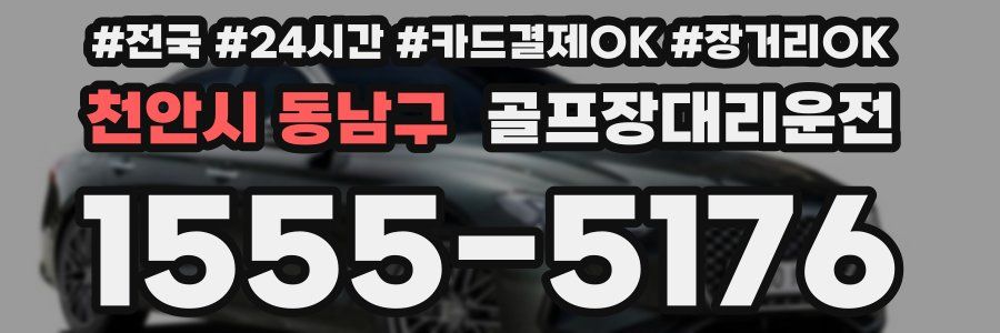 천안시 동남구 골프장대리운전