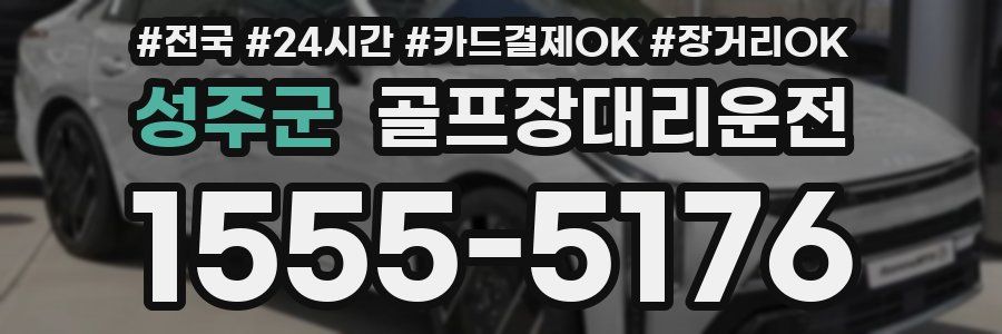 성주군 골프장대리운전