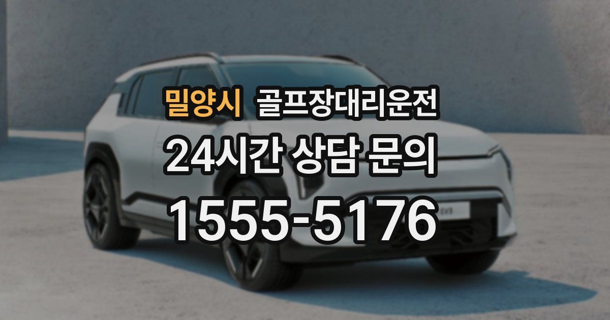 골프장대리운전 서비스