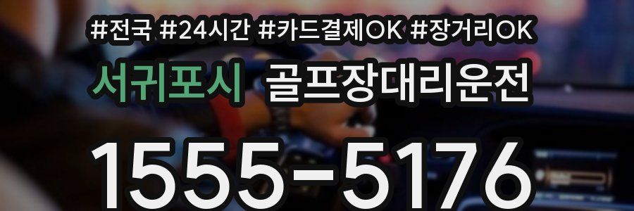 서귀포시 골프장대리운전