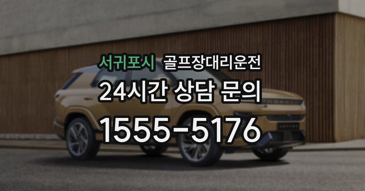 골프장대리운전 서비스