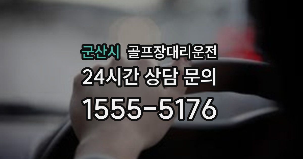 골프장대리운전 서비스