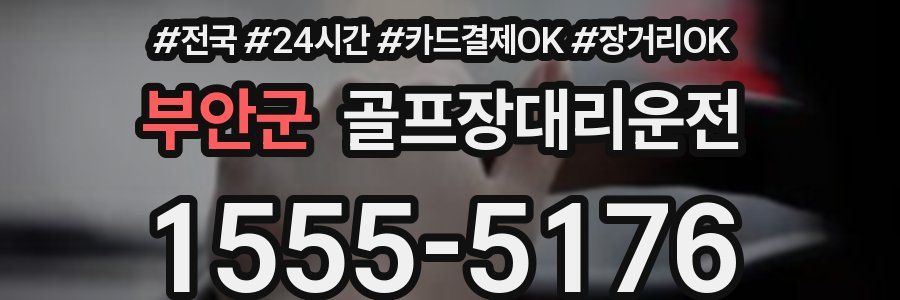 부안군 골프장대리운전