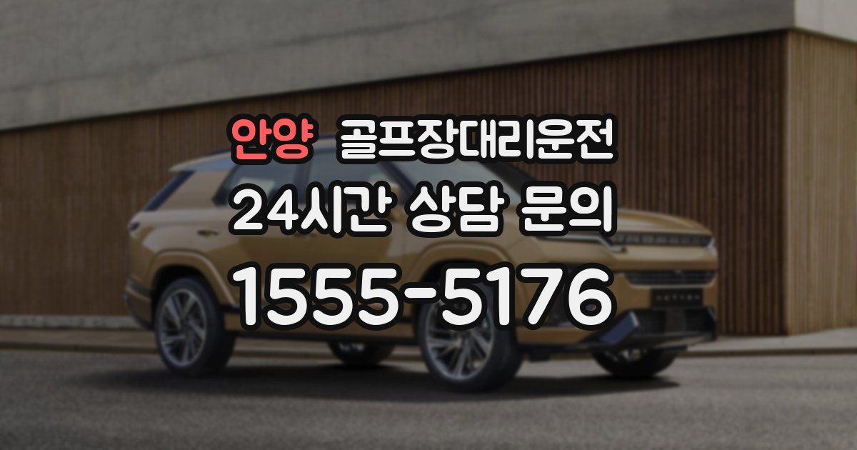 골프장대리운전 서비스