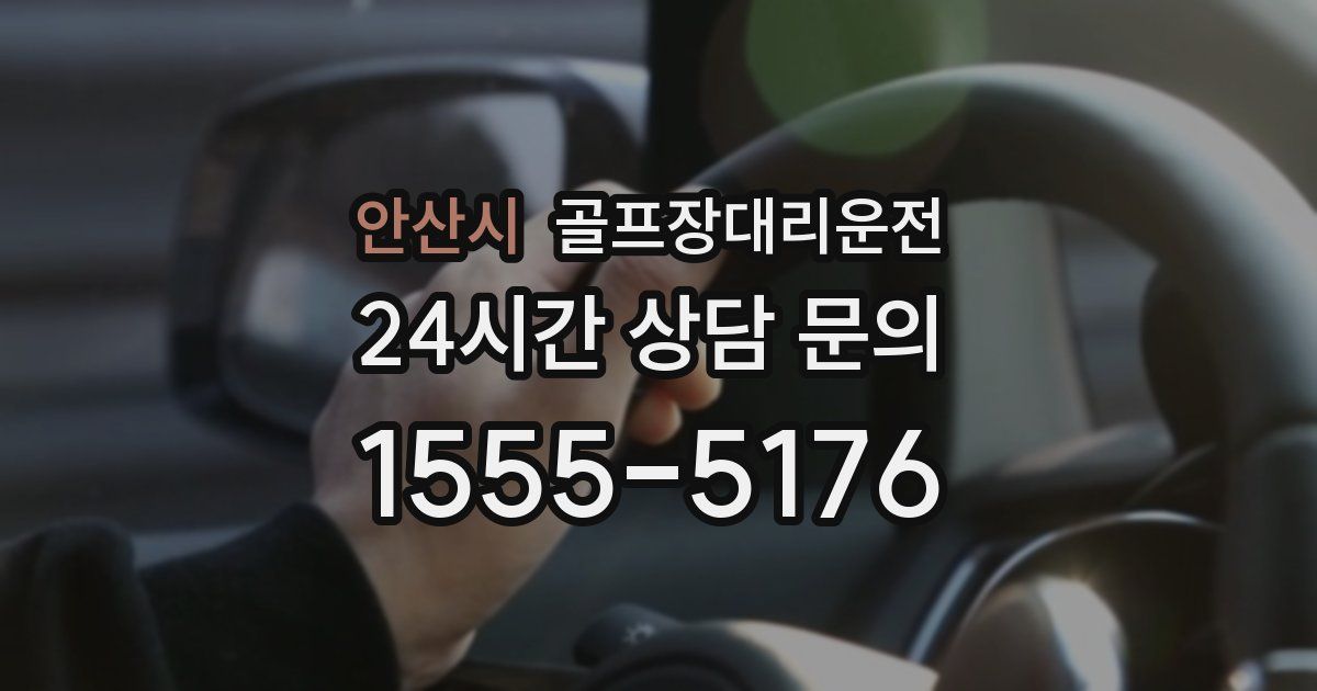 골프장대리운전 서비스