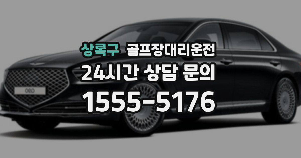 골프장대리운전 서비스