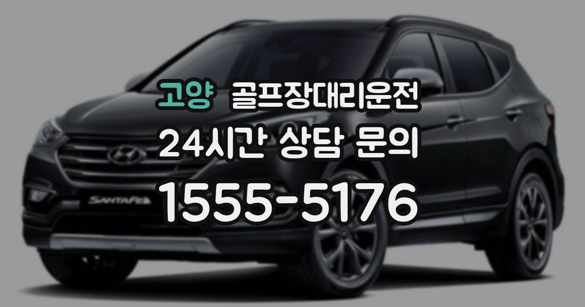 골프장대리운전 서비스