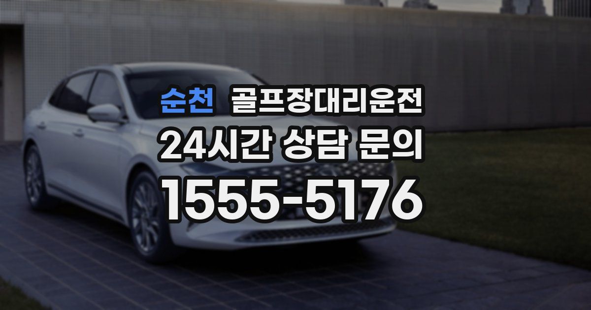 골프장대리운전 서비스