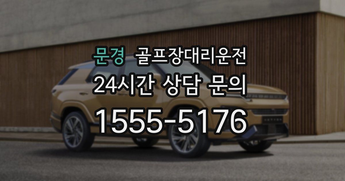 골프장대리운전 서비스