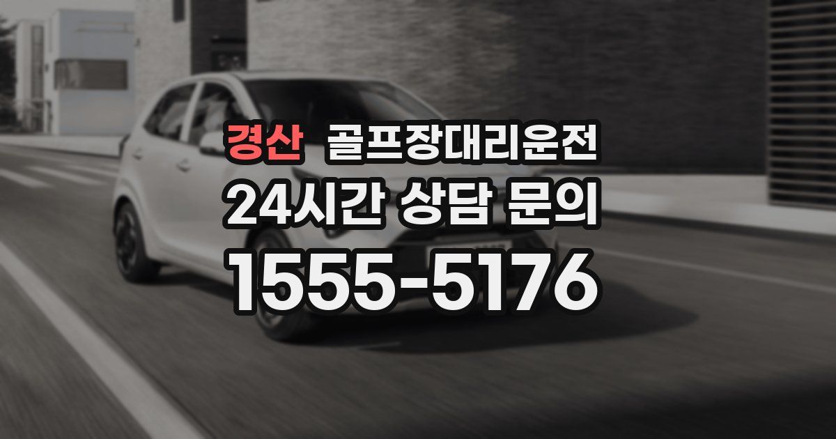 골프장대리운전 서비스