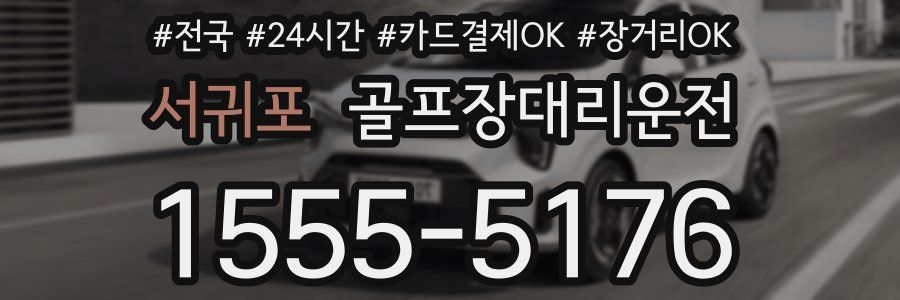 서귀포 골프장대리운전