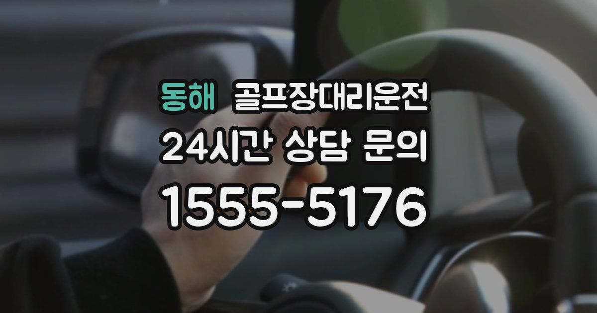 골프장대리운전 서비스