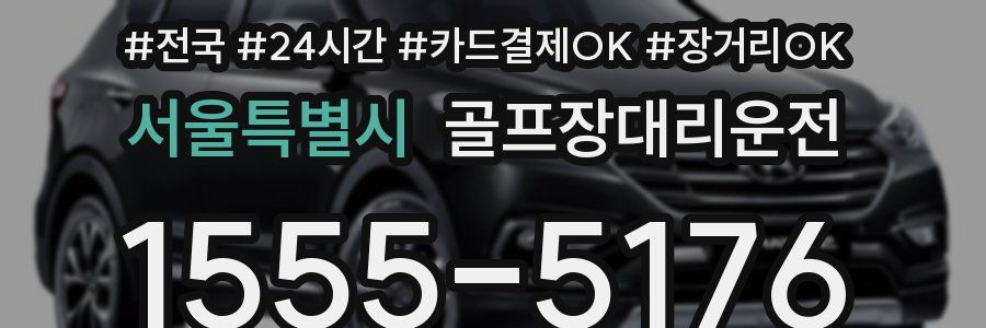 서울특별시 골프장대리운전