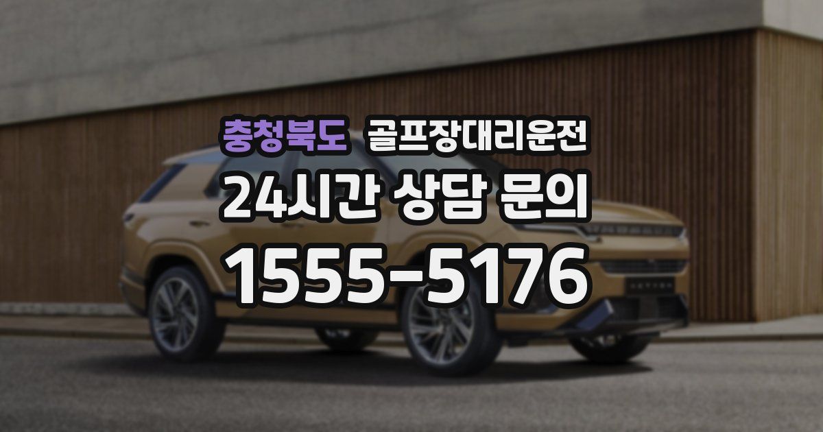 골프장대리운전 서비스