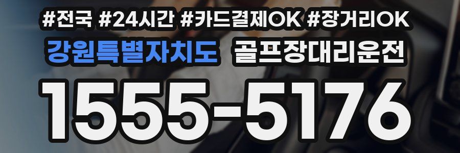 강원특별자치도 골프장대리운전