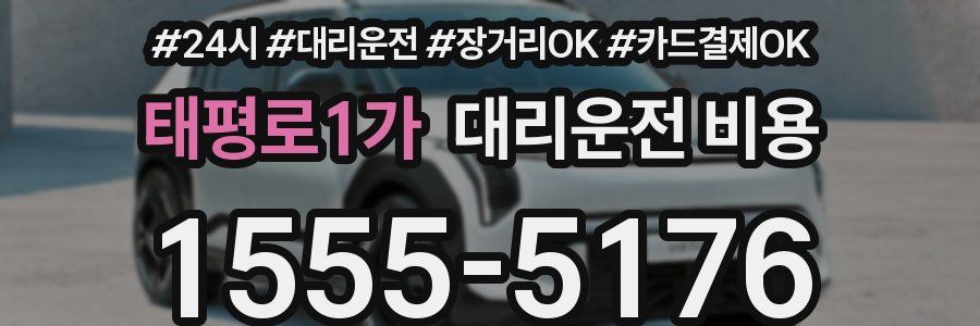 태평로1가 대리운전 비용