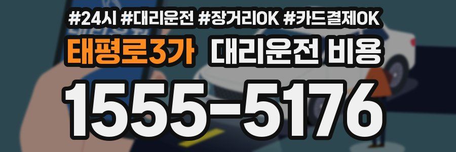 태평로3가 대리운전 비용