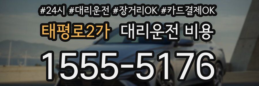 태평로2가 대리운전 비용