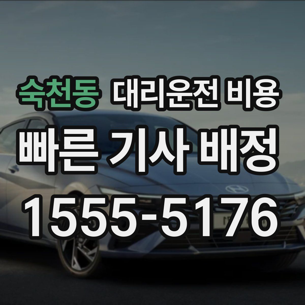 숙천동 대리운전