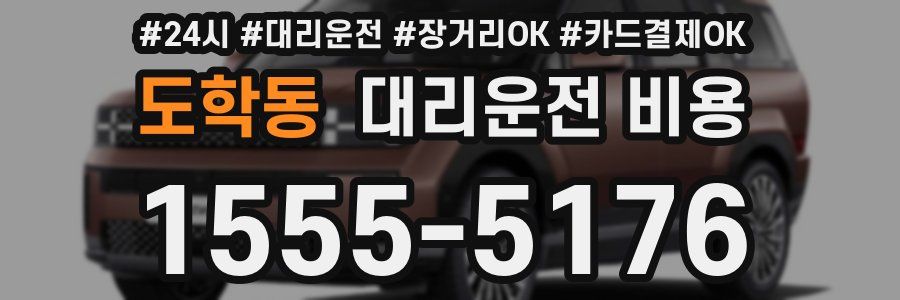 도학동 대리운전 비용
