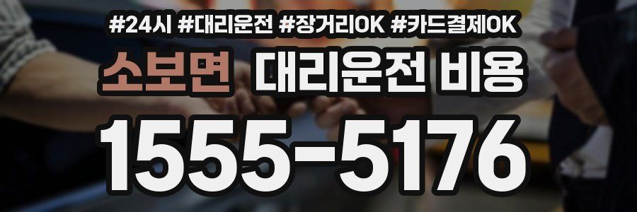 소보면 대리운전 비용