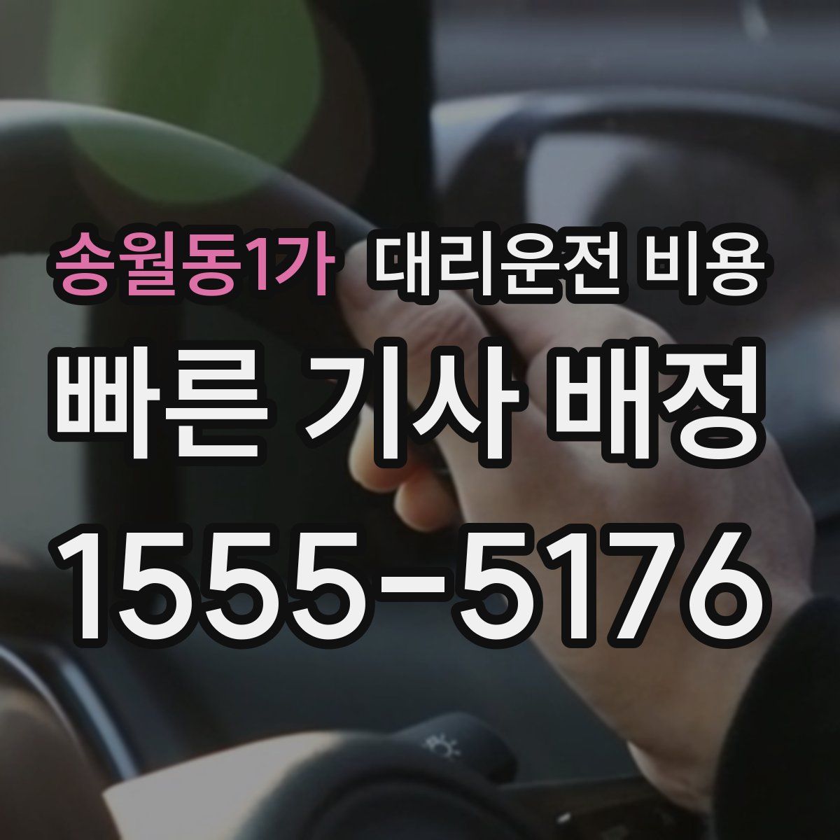 송월동1가 대리운전