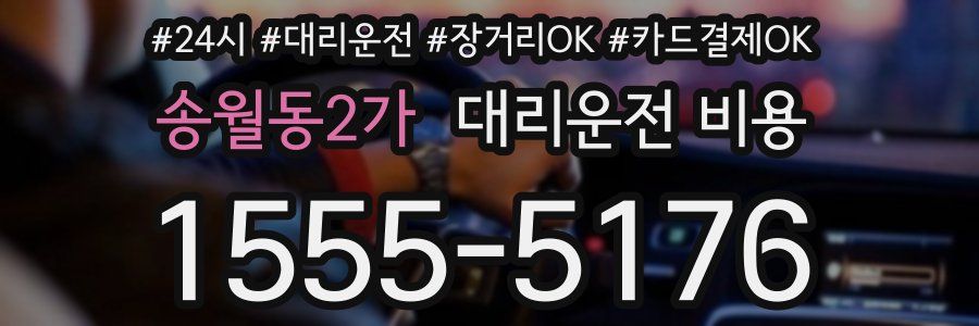 송월동2가 대리운전 비용
