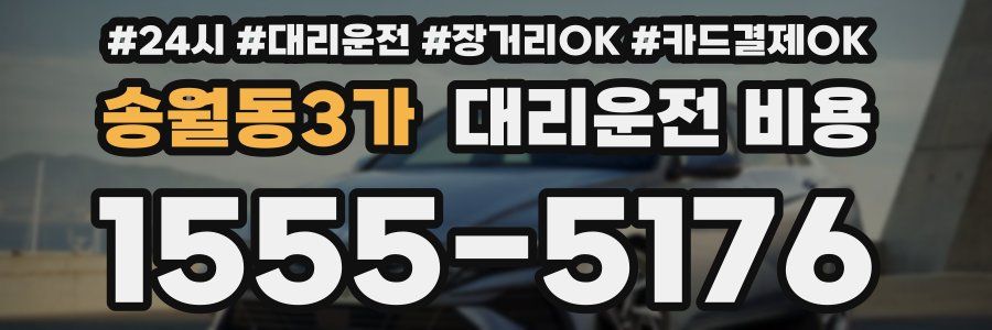 송월동3가 대리운전 비용