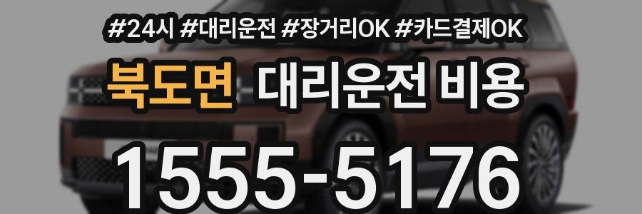 북도면 대리운전 비용